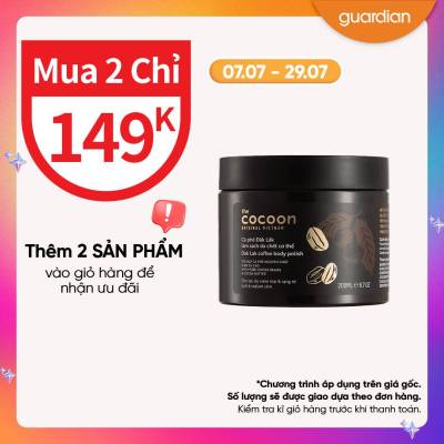 Cà Phê Đắk lắk Làm Sạch Da Chết Cocoon 200ml