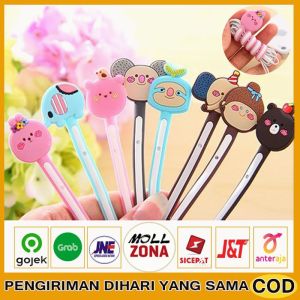PENGGULUNG PENJEPIT PENGIKAT KLIP KABEL EARPHONE HEADSET ELASTIS CABLE ORGANIZER CORD HOLDER