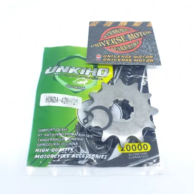 GIR DEPAN GRAND 10T 12T GEAR DEPAN SUPRA X FIT NEW KARISMA BLADE TIGER SMASH 10T 12T PLUS KLEMAN