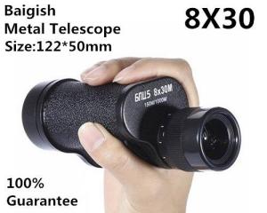 12X45 Metal / 10X40 Metal / 8X30 Metal Military Monocular HD High Quality Portable Mini Telescope Captain Caribbean Pirates Optics Telescopes