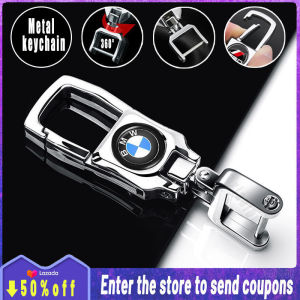 สำหรับ BMW Keychain รถจักรยานยนต์แฟชั่นผู้หญิงผู้ชายกุญแจเหล็กโลหะผสมพวงกุญแจโซ่ของขวัญ5 Series 3 Series X5 7 Series X3 1 Series X6 X1 M3 M Z4 4ชุด8ชุด M5