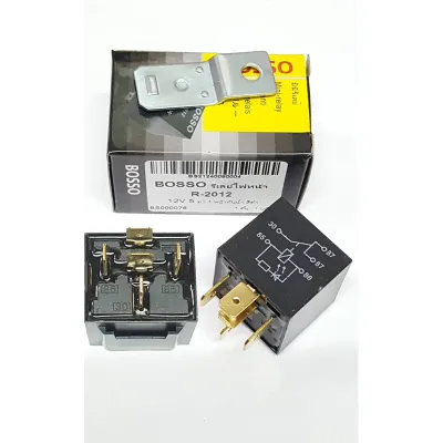 รีเลย์ไฟหน้า รีเรย์แตร 5ขา Bosso 12V (1 ตัว)