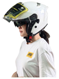 Mũ bảo hiểm Royal M979 (ROC 09) màu Trắng bóng siêu đẹp chính hãng tặng khăn trùm đầu