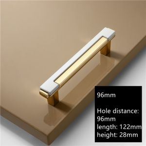 International mall Gold Drawer Knobs and Handles Kitchen Cabinet Handle Solid Drawer Handle Furniture Handle Modern Wardrobe Handle