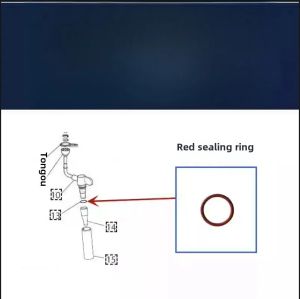 Kirilgu Suitable for Delong Automatic Coffee Machine Accessories Universal Sealing Ring for Milk Foam ECAM21.117 ECAM22.110 H5K8Q