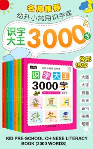 3000 WORDS KID PRESCHOOL CHINESE LITERARY BOOK (1 SET OF 6 BOOKS)