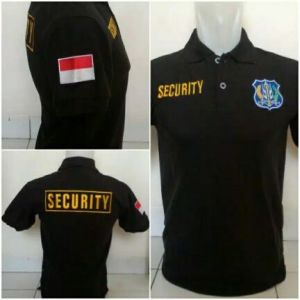 KAOS SECURITY - KAOS SECURITY BORDIR - KAOS KERAH SECURITY - POLO SECURITY