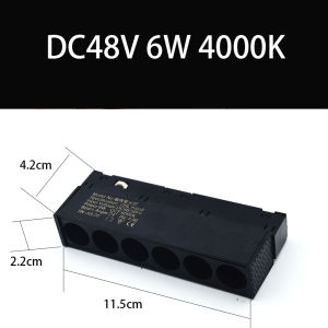 Track Light Home Design Spot Led Modern Ceiling Lamp Stripe Magnet Rail Lighting DC48V Driver Black Metail Case