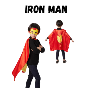 [SG 🇸🇬 ] Kids Superhero 🦸 Cape + Mask Set ★ 70cm Halloween Costume★Superhero★Kids Party Gift★Robe Cape MaskHulk Spiderman Transformer Captain America Wonder Woman for Boys & Girls