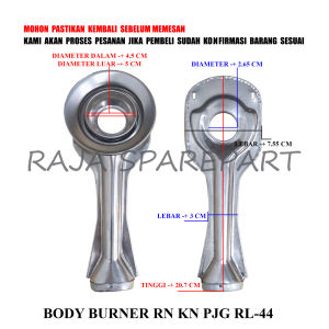 BBRKPRL44 CANGKLONG KOMPOR/BODY BURNER RN KN PJG RL-44