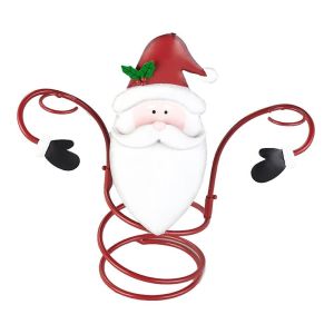 UNMEGONI Cartoon Santa Snowman Wine Glass Holder Metal Multicolor Wine Goblet Rack Creative Desktop Decoration Wine Cup Rack Home Kitchen