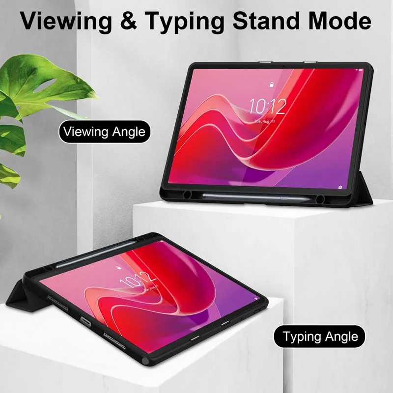 PU Leather Smart Stand Flip Tablet Cover For Lenovo Tab M11