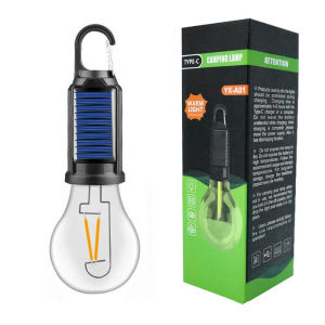 Solar Camping Light Outdoor Waterproof Light Bulb Portable Emergency Light Bulb