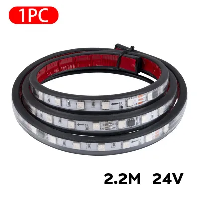 ไฟเส้น Led ลำแสงไฟวิ่ง12V 24V สำหรับตกแต่งรถตู้รถบรรทุกหลอดไฟเพิ่มบรรยากาศหลากสียืดหยุ่น DRL（ร้านไทยแลนด์）