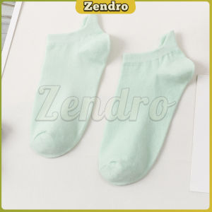 ZEO Summer Ice Cool Socks Invisible Cotton Thin Ultra-thin Breathable Anti-skid Boat Socks