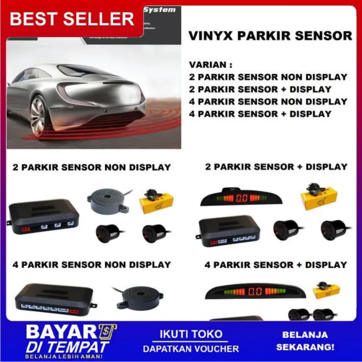 Harga Diskon PARKIR SENSOR PARKIR MUNDUR MOBIL 2 4 TITIK MATA DISPLAY ...