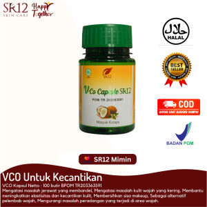 SR12 VCO Virgin Coconut Oil 100% Minyak Kelapa Murni untuk Kecantikan dan Pembersih Wajah