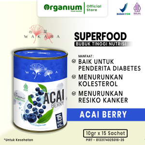 WAKABA Superfood Acai berry Suplemen Antioksidan untuk kesehatan - 150g