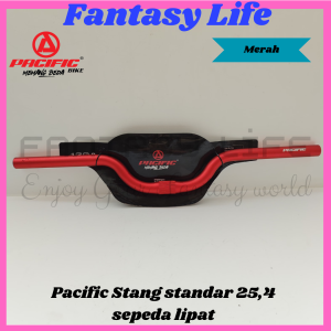 Fantasy Handlebar Stang Alloy Pacific type 150 ukuran standar 254 panjang 58 cm sepeda lipat fixie minion