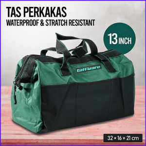 MEGA Taffware Tas Perkakas teknisi tukang Multifungsi Bahan Kuat Oxford Toolbag Tool Bag Box - A0233
