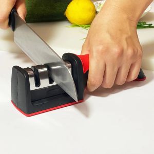 Dụng cụ mài dao kéo đa năng Living C M89 mài dao cầm tay 3 cấp độ có tay cầm chắc chắn tiện lợi Y