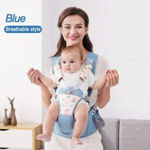Breeze Baby Carrier With Headcover For Home Outdoor Hip seat Carrier Wrap For Cuddle Up Mesh Baby carrier With Detachable For 0-36 Months Babies