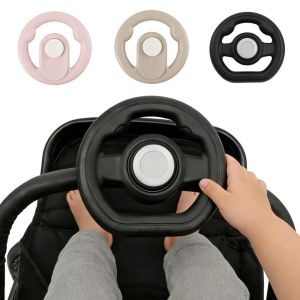 AAVGH 360° Rotation Baby Stroller Steering Wheel Toy Interactive Detachable Baby Simulation Car Driving Universal Toddler Car Seat Toys Stroller Accessories