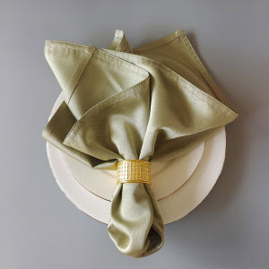 Thick Satin Demask Dinner Napkins Restaurants Dinner Wedding Parties Christmas Patio Satin Napkins，1 piece