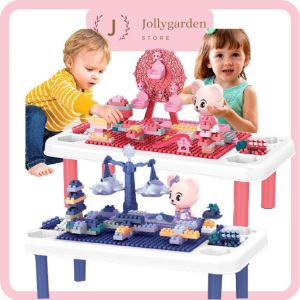 🔥Ready Stock🔥Affordable Lego Table Building Block Table Game Table Meja Lego Murah