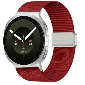 Magnetic Nylon Loop Strap for Samsung Galaxy Watch 9 8 40mm 44mm / Watch 8 Classic 46mm - Breathable Adjustable