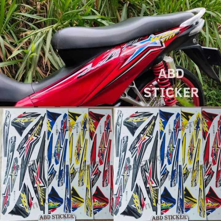 Striping Sticker Stiker Variasi Revo Absolut Absolute 110 Stiker Motor ...