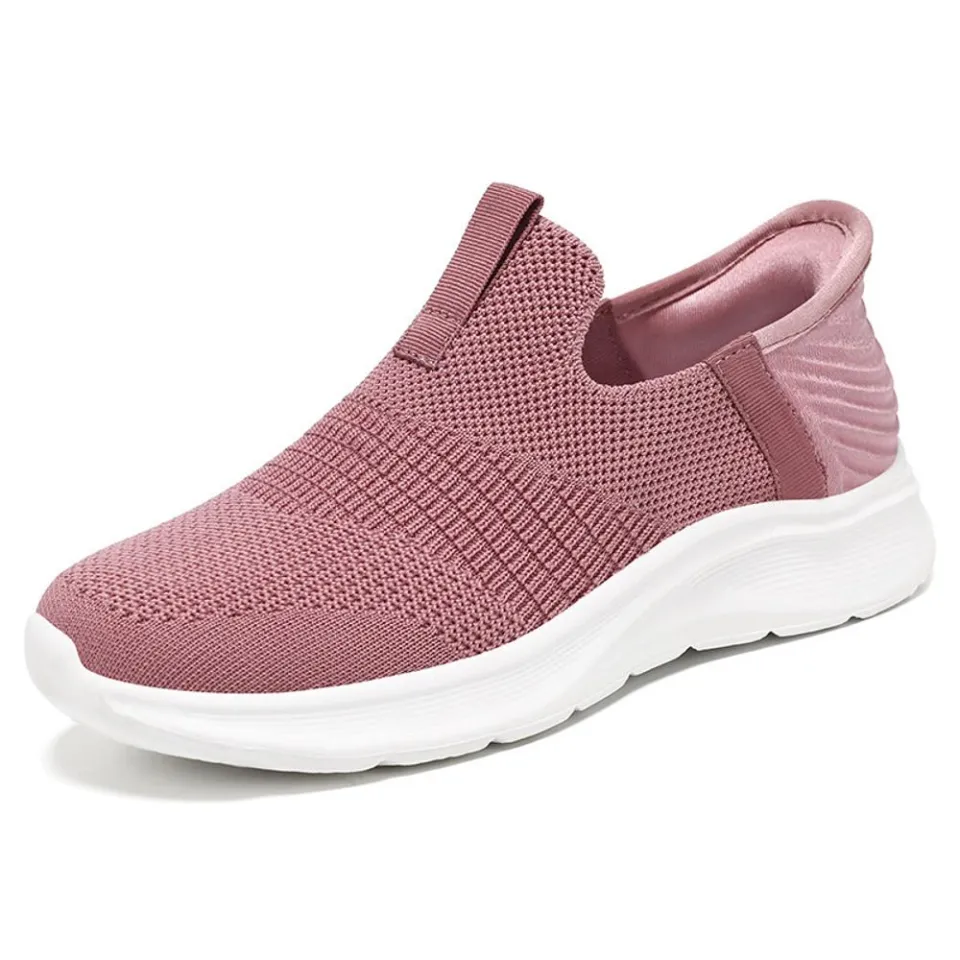 Women Orthopedic Walking Shoes with Arch Support Slip On Sneakers  Comfortable Casual Running Sneakers for Outdoor Sports
