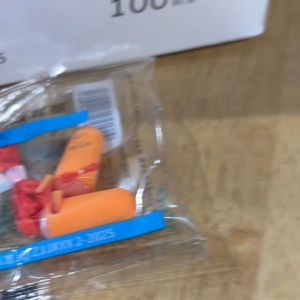 100 Pairs 1110 Disposable Foam Ear Plug With Cord Hearing Protection Safety PPE
