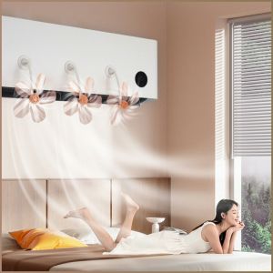 ช่องระบายอากาศป้องกันการเป่าโดยตรง ลมธรรมชาติ วัสดุเอบีเอส พัดลมปรับอากาศ บอกลาการเป่าตรงๆ