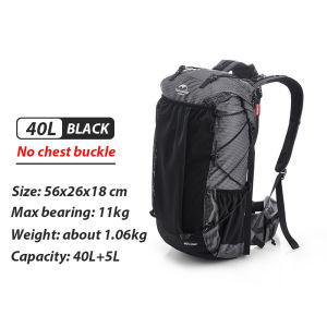 Naturehike Rock 40L/60L Backpack Camping Hiking Climbing Backpacks Aluminum Frame Mountaineering Backpack With Rain Cover