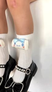Allura Sanrio Kids Socks Cotton Cartoon Design Boys Girls Kuromi My Melody Hello Kitty Cinnamoroll Soft Breathable Comfortable Stokin Budak Comel Perempuan Lelaki Daily Wear School Use Gift Idea LL