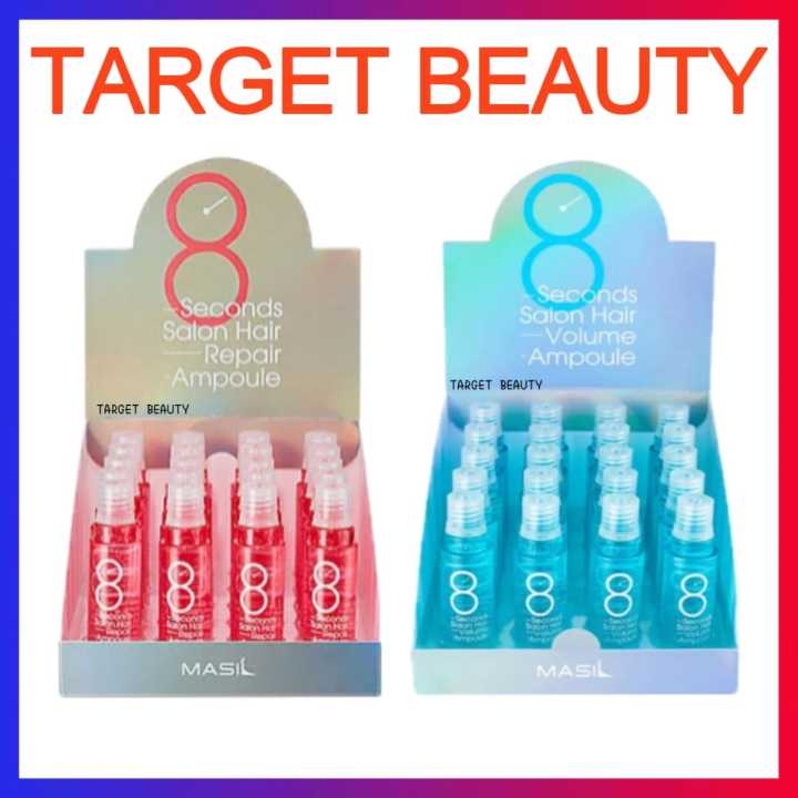 Masil 8 Seconds Salon Hair Ampoule 护发 精华 修护发膜安瓶 15ml x 20pcs | Lazada