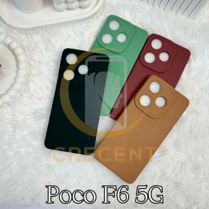 Soft Case Silikon Silica Gel Pro Camera Candy Macaron 3D Kamera Kompatibel Untuk Poco F6 5G