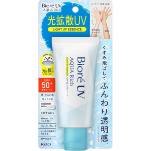 Biore UV Perfect Milk 40ml/ Kids Pure Milk 70ml/Aqua Rich Light Up Essence 70g Suncreen SPF50+ PA++++防晒