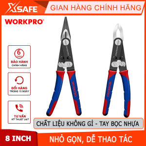 Kìm lật hàm lò xo 8 inch 200mm Workpro - WP031113