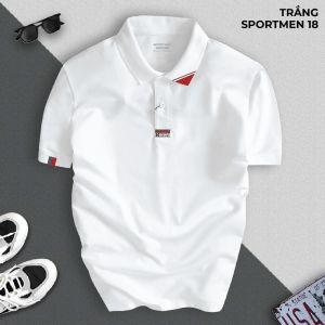 [SPORTMEN 38] BST Áo Polo Nam Form Slimfit Vải Thun Co Giãn 4C Thoáng Mát Không Xù Lông SPM 38