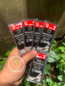Combo Sỉ 100 Gói Dầu Gội Romano Hương Nước Hoa Nam Giao Ngẫu Nhiên