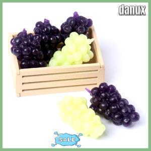 danux บ้านตุ๊กตา1:12ตะกร้าผลไม้ขนาดเล็กกล่องเก็บกรอบไม้ผลไม้กรอบตะกร้าของเล่นอุปกรณ์ตกแต่งฉากขนาดเล็ก