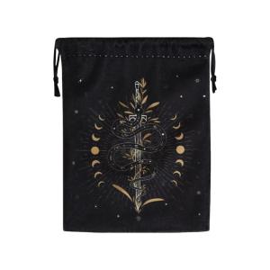 Soft Tarots Rune Bag Dices Drawstring Holder Pouches Organizers Hand Gift Bag for Storing Board Game