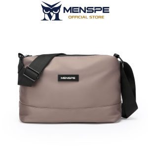 MENSPE กระเป๋าสะพายผู้ชาย กระเป๋าสะพายข้าง กระเป๋าแมสเซนเจอร์ กระเป๋าแฟชั่นกันน้ำ กระเป๋าสะพายข้างความจุขนาดใหญ่กันโขม ลำลองสบายๆ กระเป๋าแนวสปอร์ตสำหรับวัยรุ่นนักศึกษา