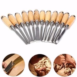 Bộ Đục Gỗ 12 Món - Đồ Nghề Chạm Khắc Gỗ Dành Cho Thợ Mộc Thợ Điêu Khắc