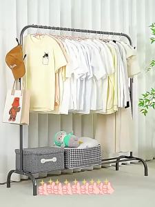 Kệ treo quần áo Sào phơi đồ đen/trắng Treo quần áo đơn giản Giá treo quần áo Bền chặt Phukienprocare