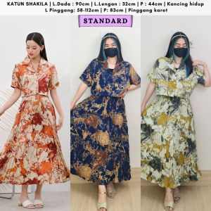 4792 abystrak button long skirt one set rok plisket