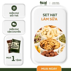 set hạt làm sữa hạt - mix 10 gói không trùng vị 70g - sữa hạt dinh dưỡng