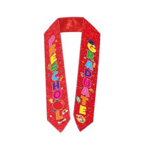 STARGOODS Glitter Preschool Graduate Sash Shiny Decorative Graduation Party Strap Kids Lightweight Ceremonial Shoulder Strap Graduation Season